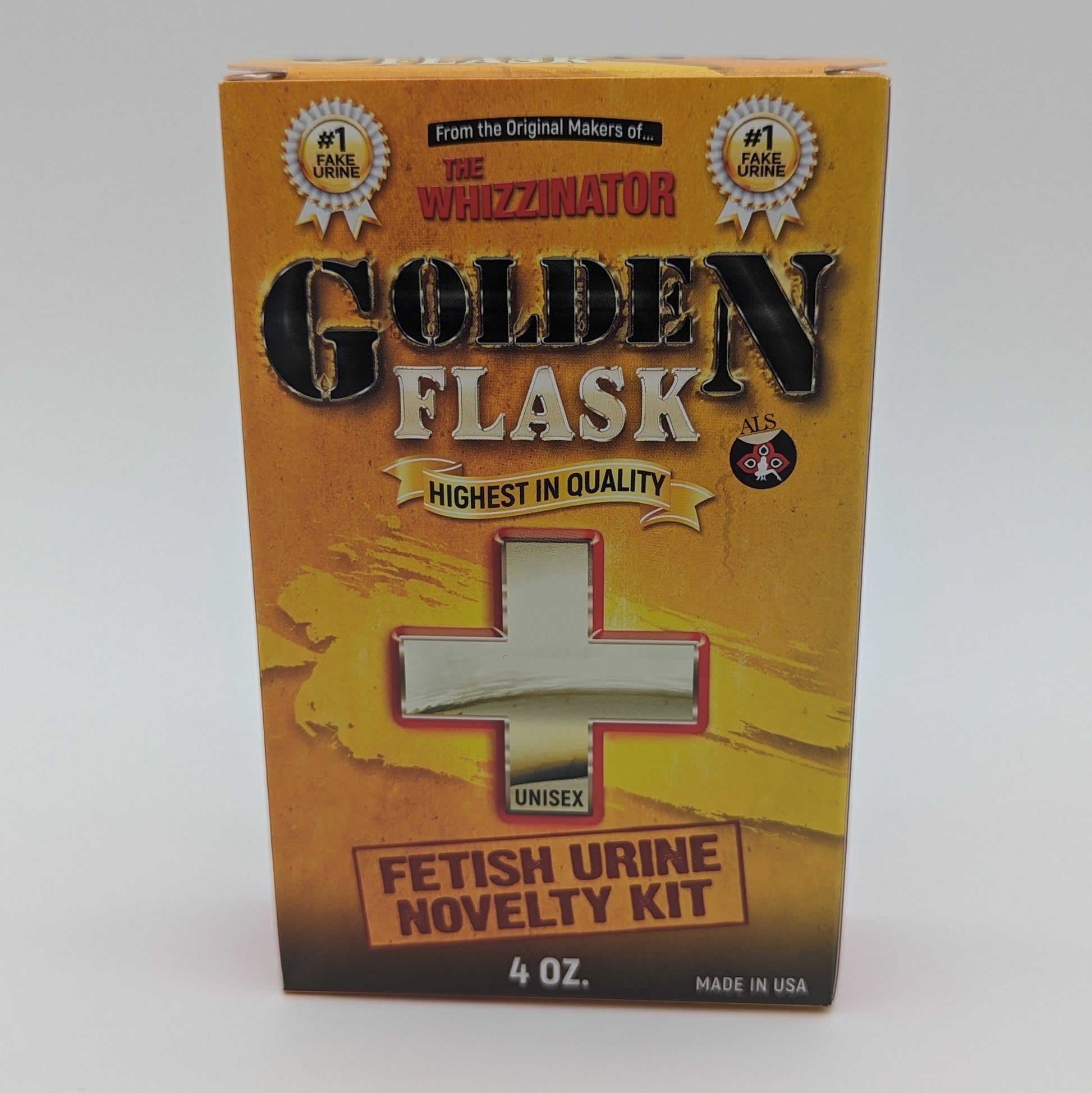 The Whizzinator - Golden Flask 4oz Fetish Urine